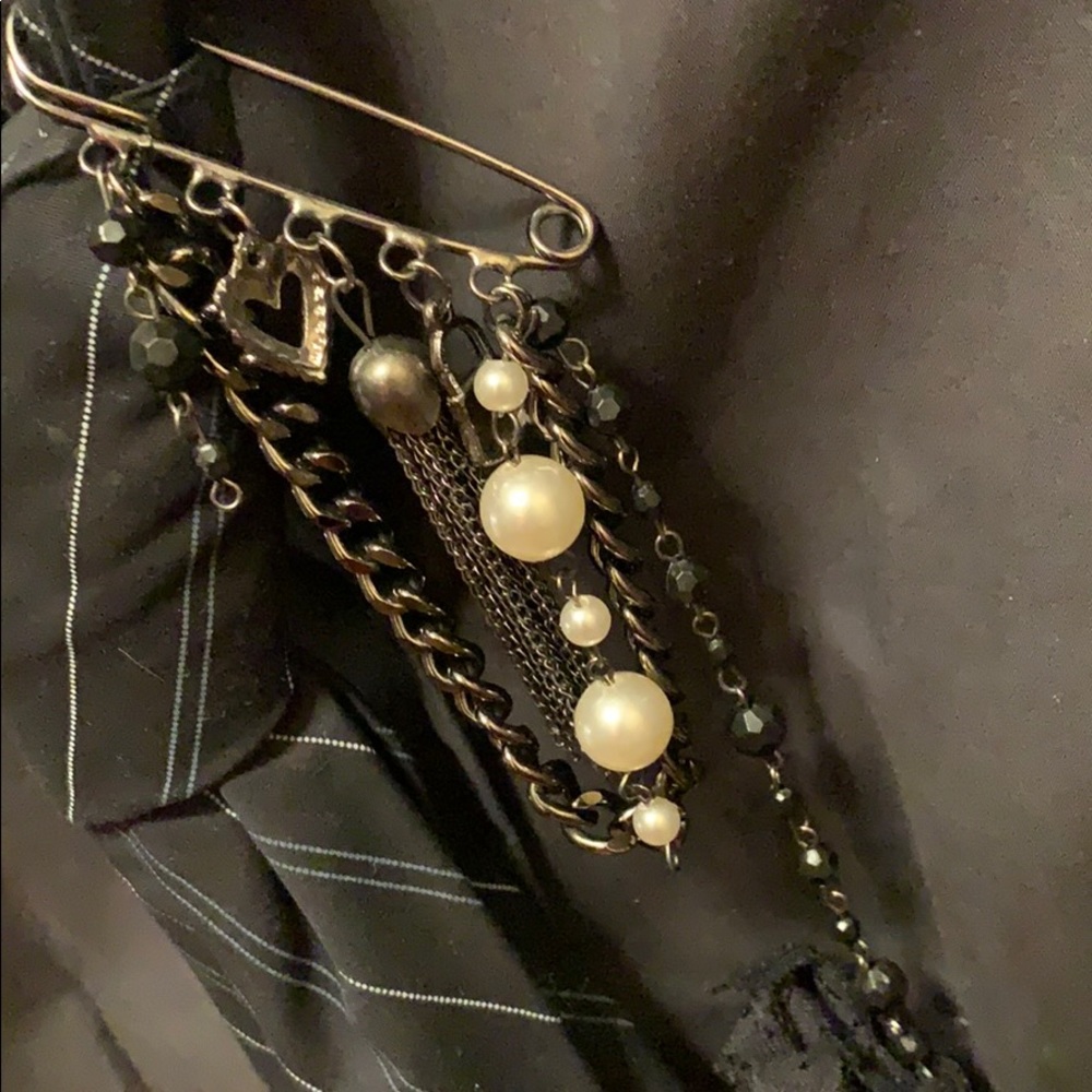 Rinascimento Stretch Button Down Embellished Shirt - image 4